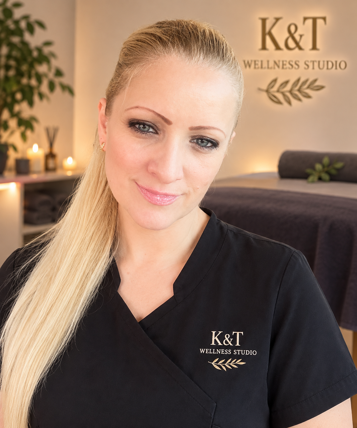 Kristina, massage therapist at K&T Wellness Studio